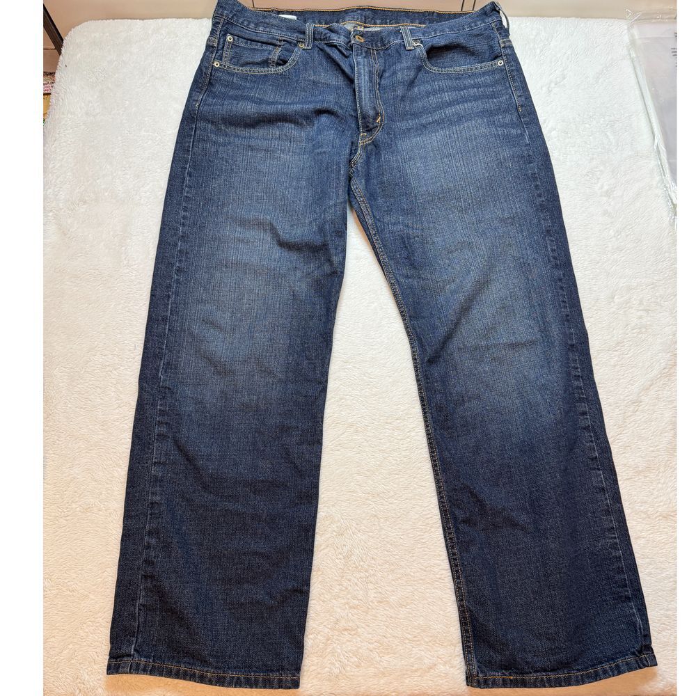 Levi's 569 Men's Loose‎ Straight Leg Dark Wash Jeans Casual Comfort Fit 38 x 32